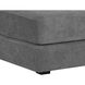 Harmony Danny Dark Grey Modular Armless Chair, Right Shelf